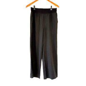 James Perse Black Pull On Pants Size 1/Small Pockets Wide Leg